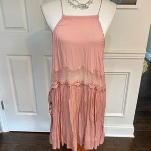 NWOT Free People Blush Flowy Maxi Dress, Medium